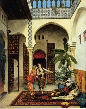 unknow artist Arab or Arabic people and life. Orientalism oil paintings 565 oil painting image